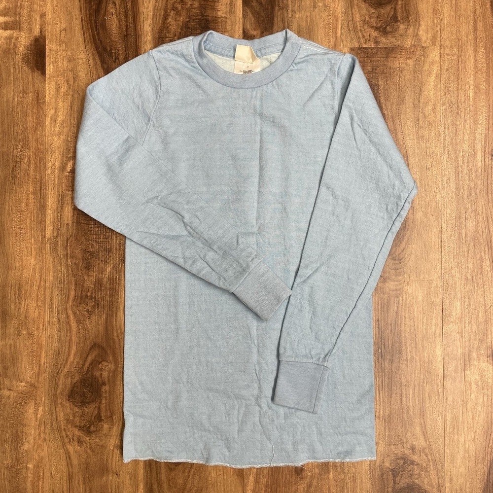 LL Bean Vintage Women's Small Wool Blend Base Layer Sweater Shirt Made In USA